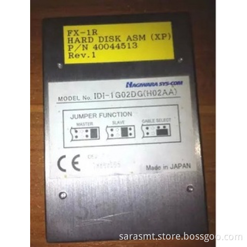 JUKI FX-1R HDD P/N 40044513 IDI-1G02DG(H02AA)